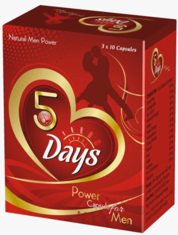 natural men power5 days capsule - 30 capsu,